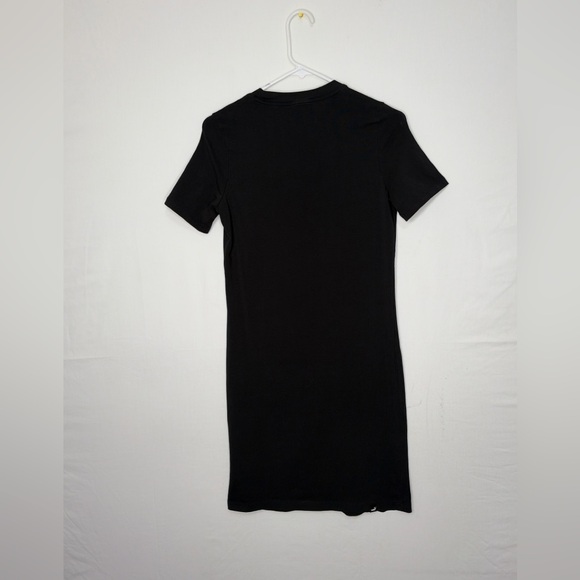 PUMA Black Logo T-Shirt Dress Women’s Medium Cotton Stretch Casual(E18)& - Picture 3 of 8